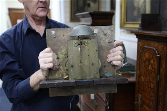 John Naishbourn of Gloucester. An early 18th century eight day longcase clock, 6ft 7in.